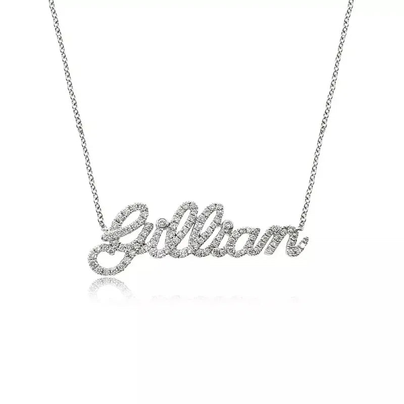 Customized Stone Name Necklace