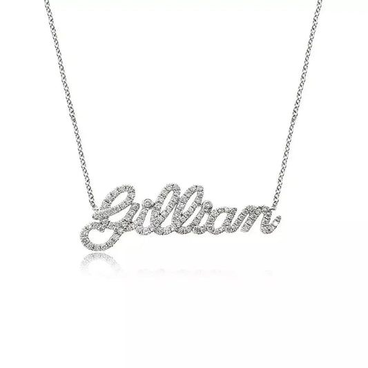 Customized Stone Name Necklace