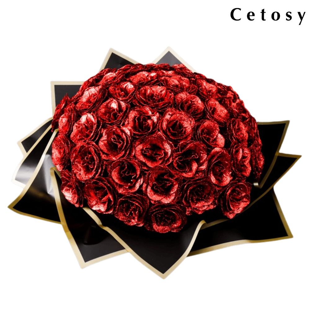 Cetosy™ DIY Glitter Rose Bouquet