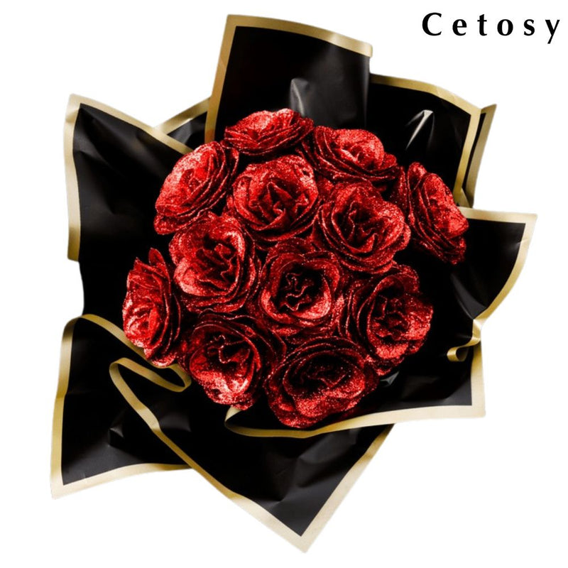 Cetosy™ DIY Glitter Rose Bouquet