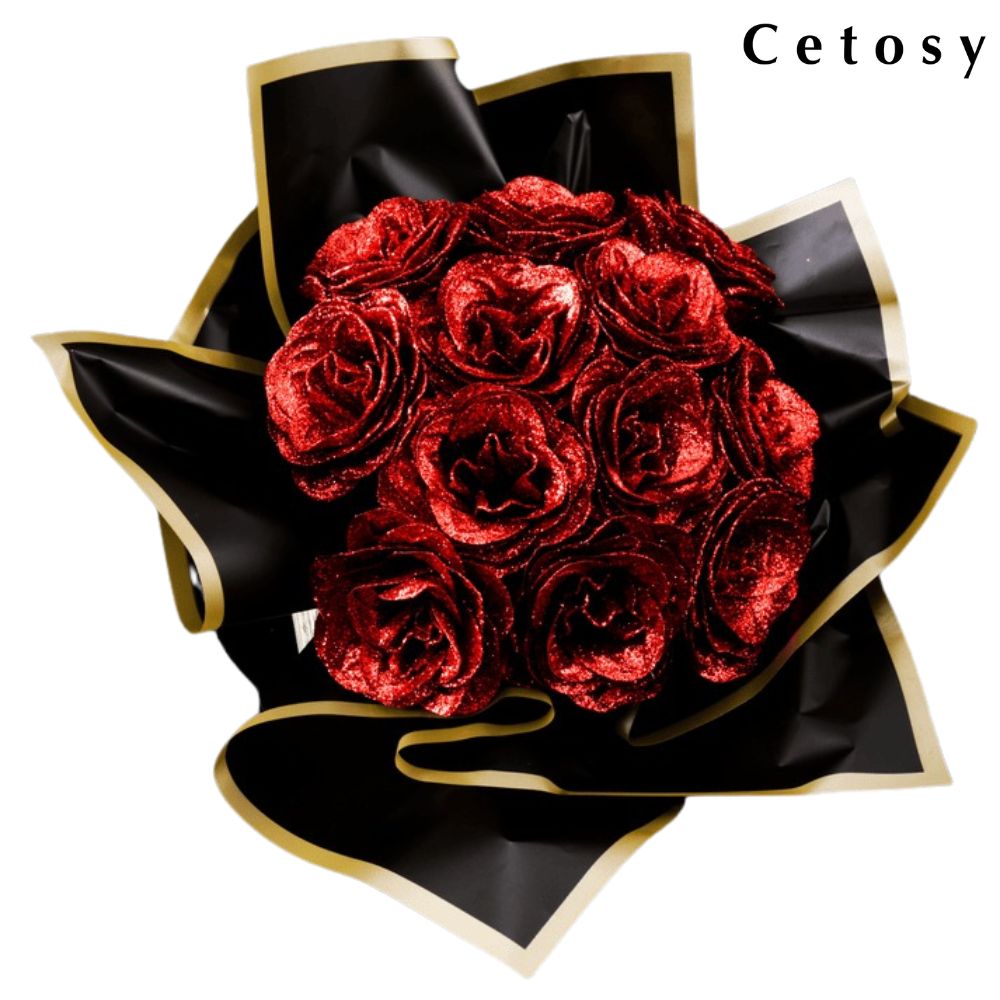 Cetosy™ DIY Glitter Rose Bouquet