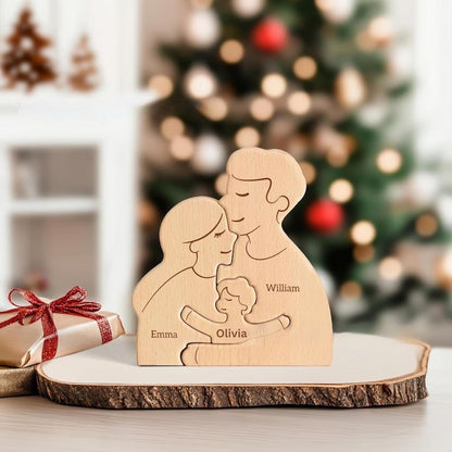 Hugging Family Puzzle