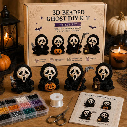 3D Beaded Halloween Spooky Skeleton DIY Kit – DIY Craft Kit