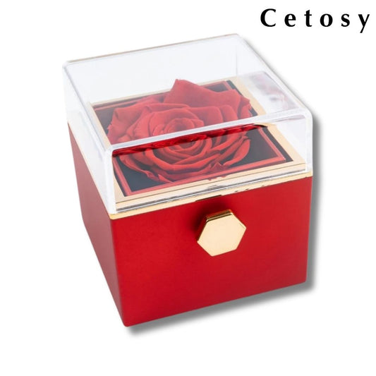 Cetosy™ Eternal Rose With Necklace Gift Box