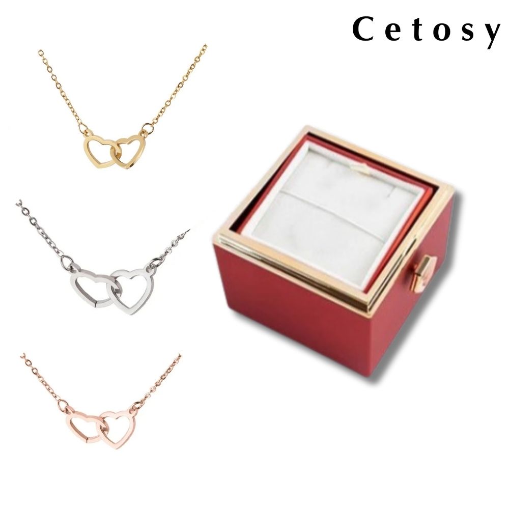 Cetosy™ Eternal Rose With Necklace Gift Box