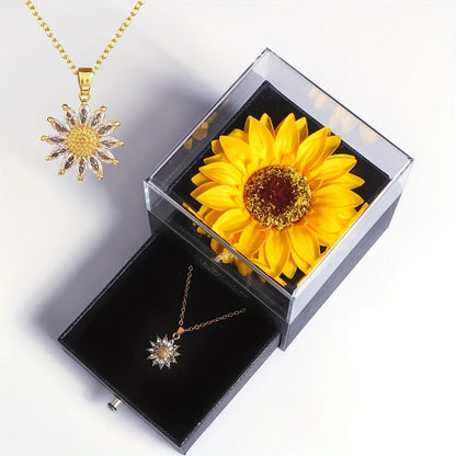 Cetosy™ Sunflower Necklace Gift Set